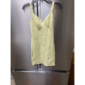 Fashion Nova Women yellow Sleeveless Dress Size M